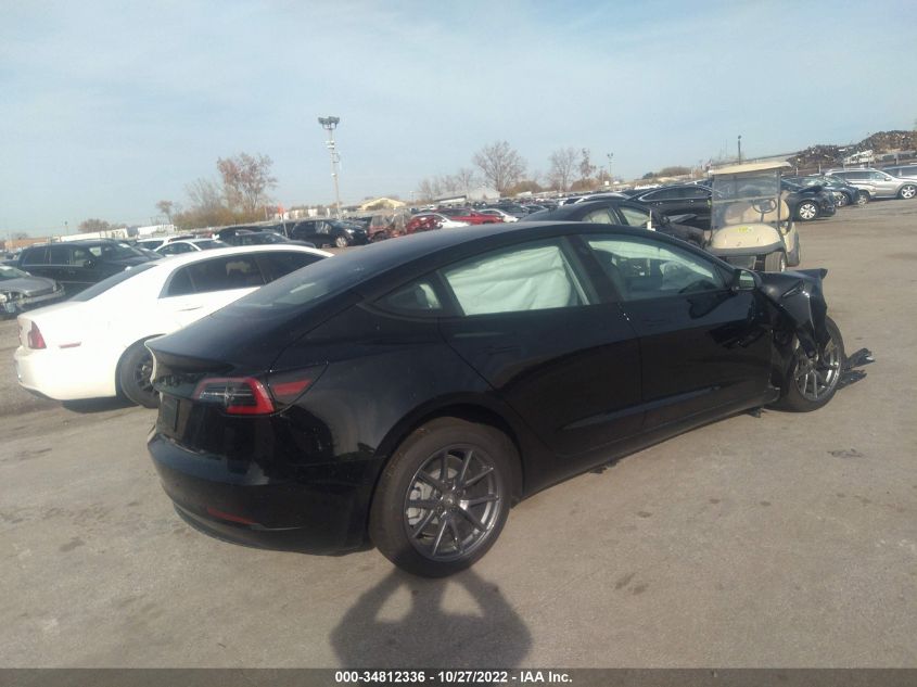 2022 TESLA MODEL 3 VIN: 5YJ3E1EA5NF315262