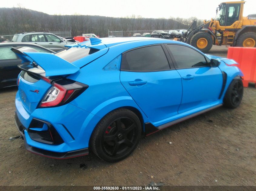 2021 HONDA CIVIC TYPE R TOURING VIN: SHHFK8G74MU204408