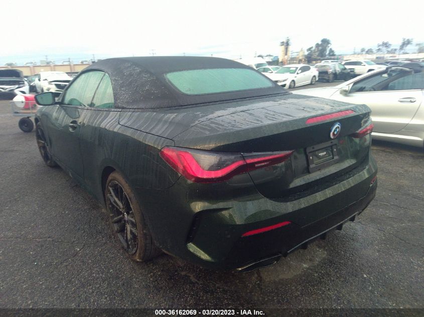2023 BMW 4 SERIES M440I VIN: WBA53AT05PCL95457