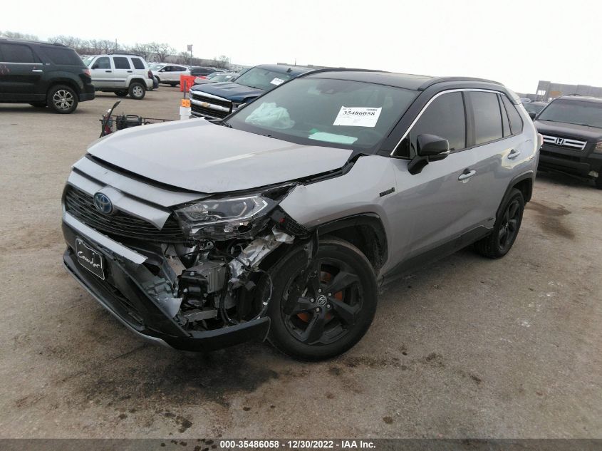 2020 TOYOTA RAV4 HYBRID XSE VIN: 2T3EWRFV5LW088443