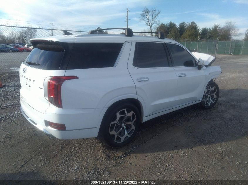 2021 HYUNDAI PALISADE CALLIGRAPHY VIN: KM8R7DHE4MU312701