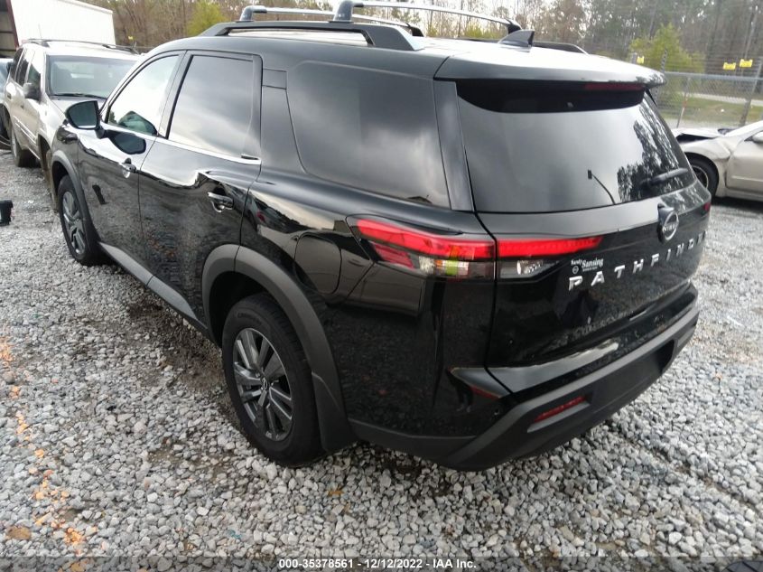 2022 NISSAN PATHFINDER SV VIN: 5N1DR3BA2NC261792