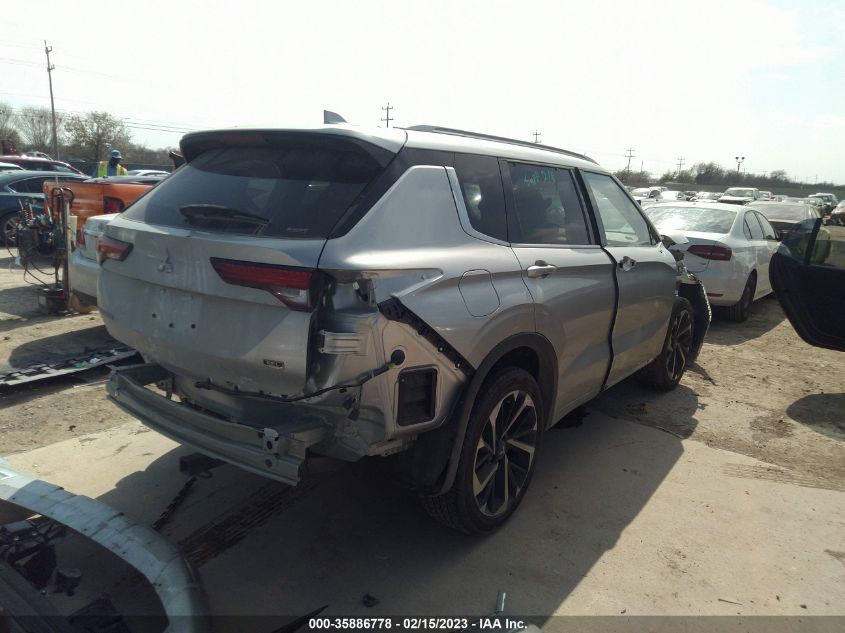 2022 MITSUBISHI OUTLANDER SEL VIN: JA4J4VA86NZ059223