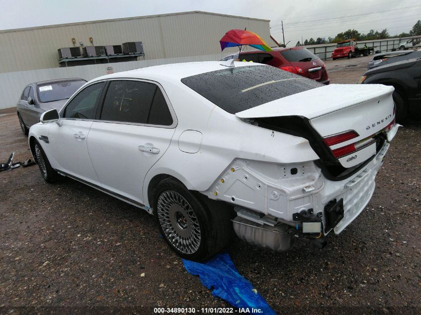 2021 GENESIS G90 5.0L ULTIMATE VIN: KMTF54PH2MU087396
