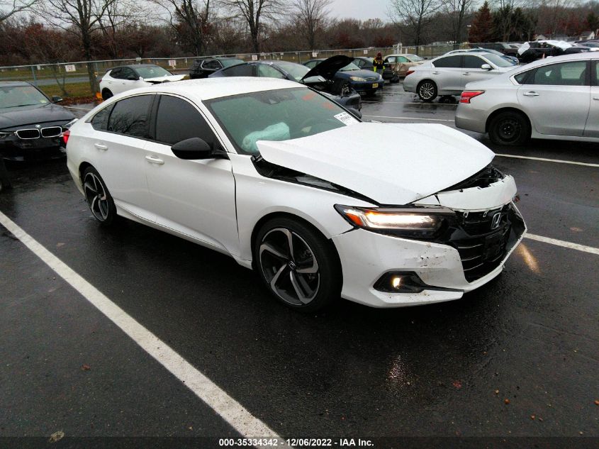 2022 HONDA ACCORD SEDAN SPORT VIN: 1HGCV1F36NA003039