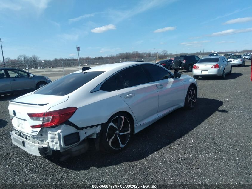 2022 HONDA ACCORD HYBRID SPORT VIN: 1HGCV3F2XNA012362