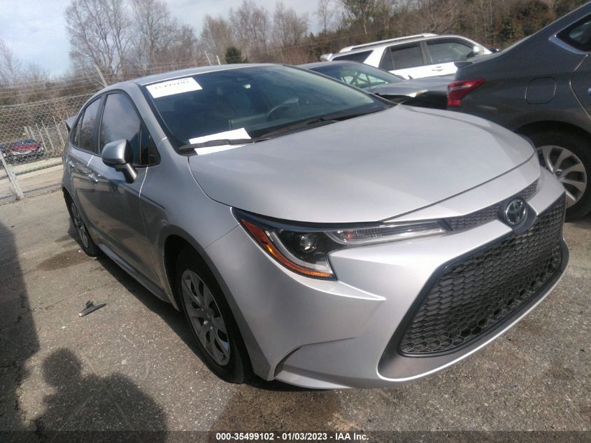 2021 TOYOTA COROLLA LE VIN: 5YFEPMAE1MP158412