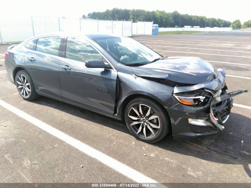 2021 CHEVROLET MALIBU RS VIN: 1G1ZG5ST1MF039876