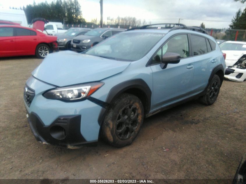 2022 SUBARU CROSSTREK SPORT VIN: JF2GTHSC3NH259667