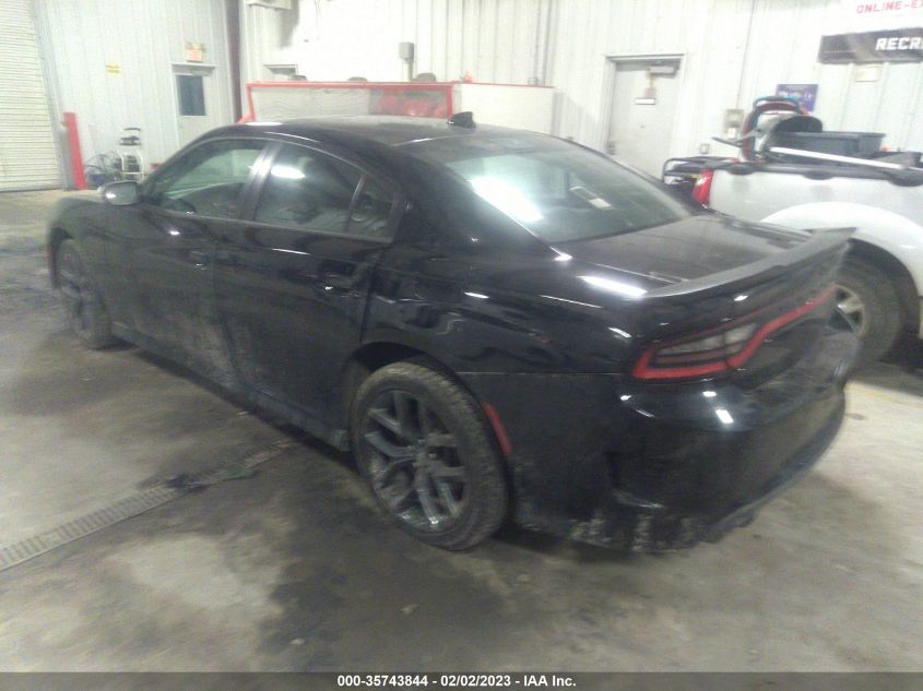 2022 DODGE CHARGER R/T VIN: 2C3CDXCTXNH221001