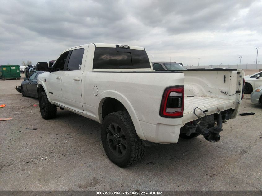 2021 RAM 2500 LARAMIE VIN: 3C6UR5FL1MG655086