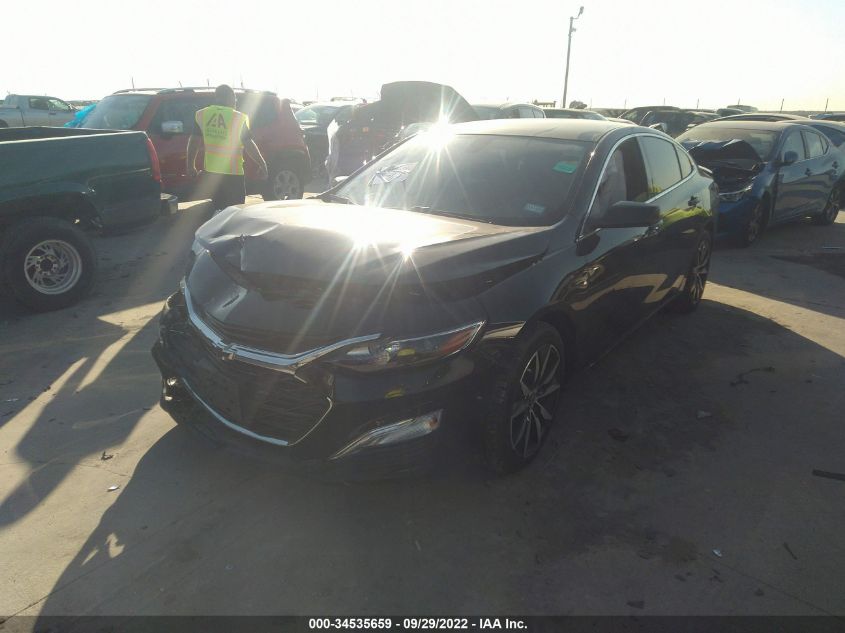 2021 CHEVROLET MALIBU RS VIN: 1G1ZG5ST9MF045554