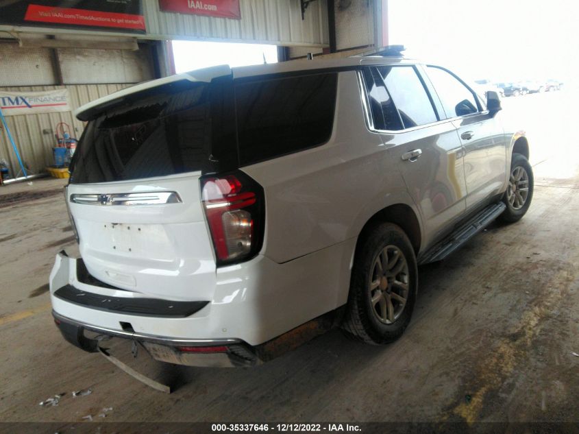 2021 CHEVROLET TAHOE COMMERCIAL VIN: 1GNSKLED6MR343663