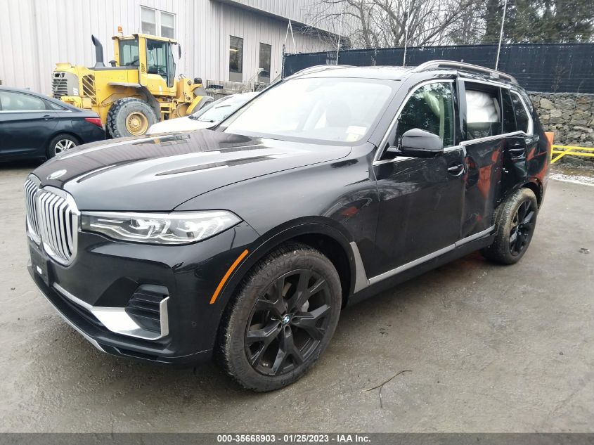 2022 BMW X7 XDRIVE40I VIN: 5UXCW2C06N9K63615
