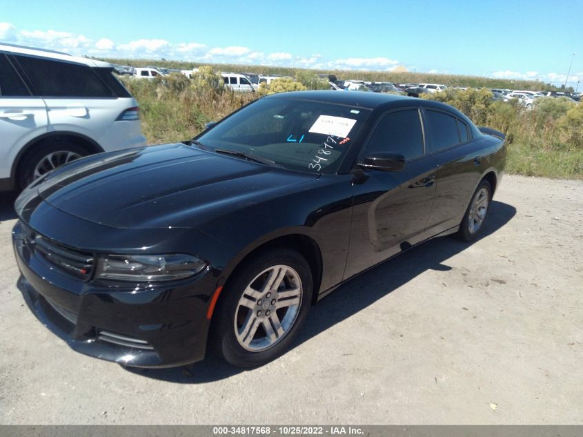 2021 DODGE CHARGER SXT VIN: 2C3CDXBG5MH616433
