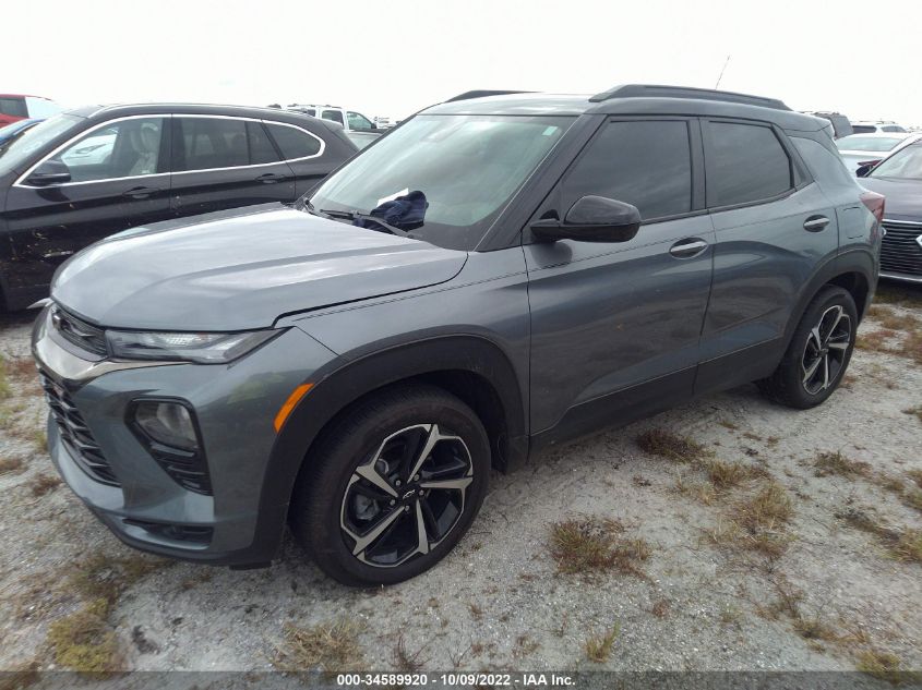 2021 CHEVROLET TRAILBLAZER RS VIN: KL79MTSL3MB173166