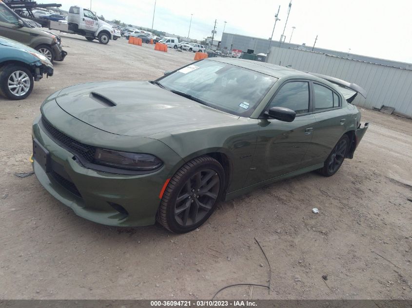 2022 DODGE CHARGER R/T VIN: 2C3CDXCT3NH240280