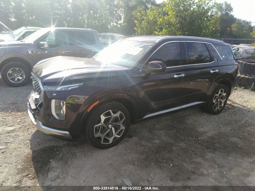 2022 HYUNDAI PALISADE CALLIGRAPHY VIN: KM8R7DHE7NU424314