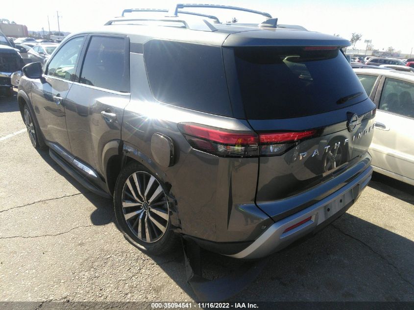 2022 NISSAN PATHFINDER PLATINUM VIN: 5N1DR3DH6NC223220