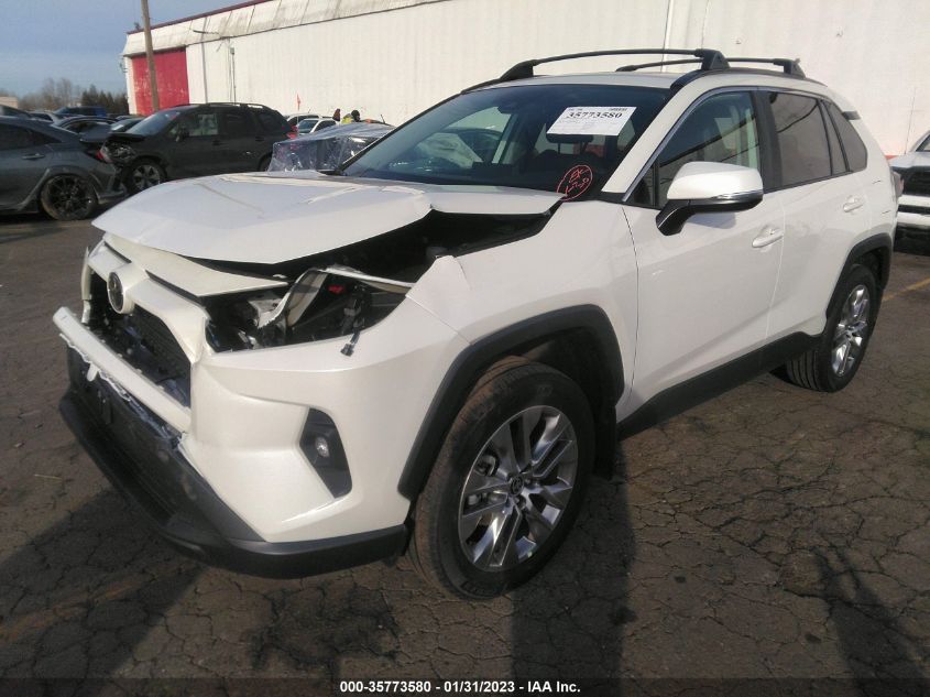 2022 TOYOTA RAV4 XLE PREMIUM VIN: 2T3A1RFV6NW316045
