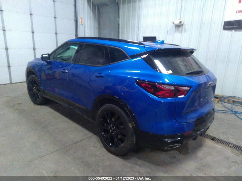 2021 CHEVROLET BLAZER RS VIN: 3GNKBKRS9MS514910