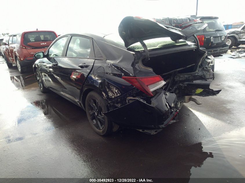 2021 HYUNDAI ELANTRA SEL VIN: 5NPLM4AG5MH018393