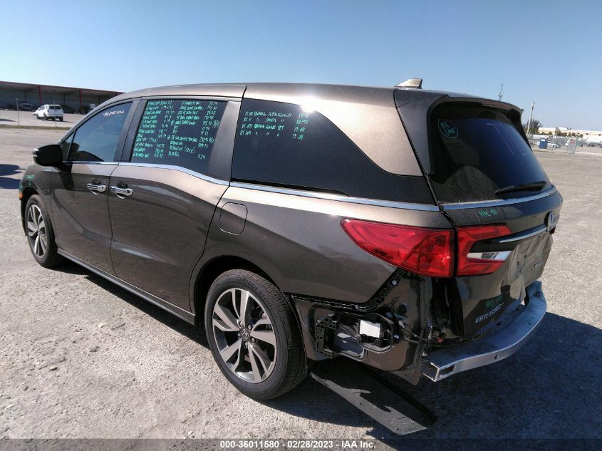 2022 HONDA ODYSSEY TOURING VIN: 5FNRL6H80NB067721