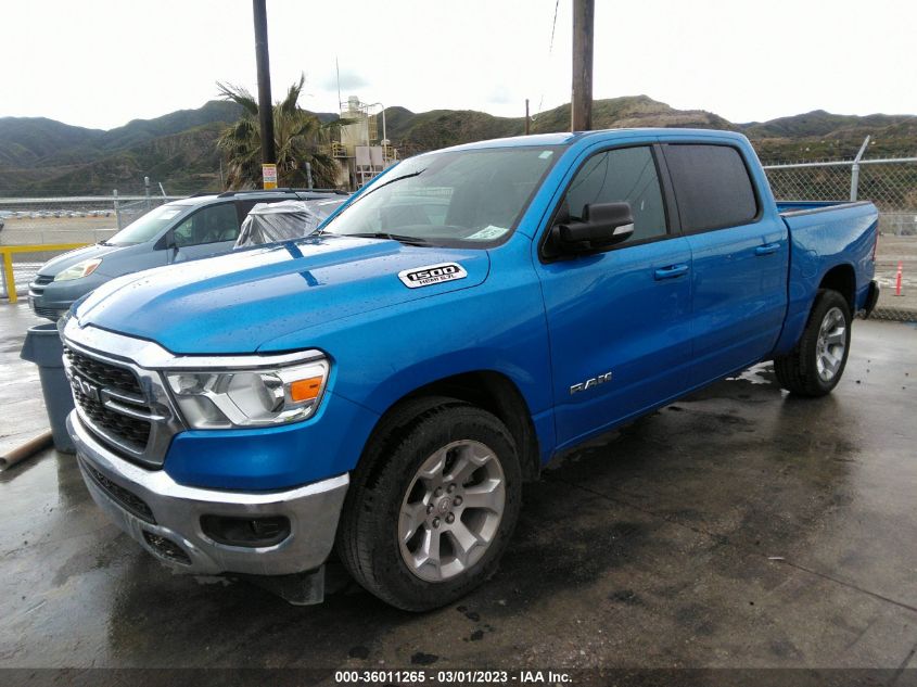 2022 RAM 1500 BIG HORN VIN: 1C6RREFT6NN336359