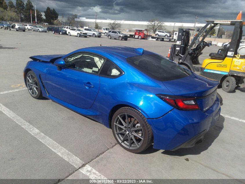 2023 SUBARU BRZ LIMITED VIN: JF1ZDBE17P9701400