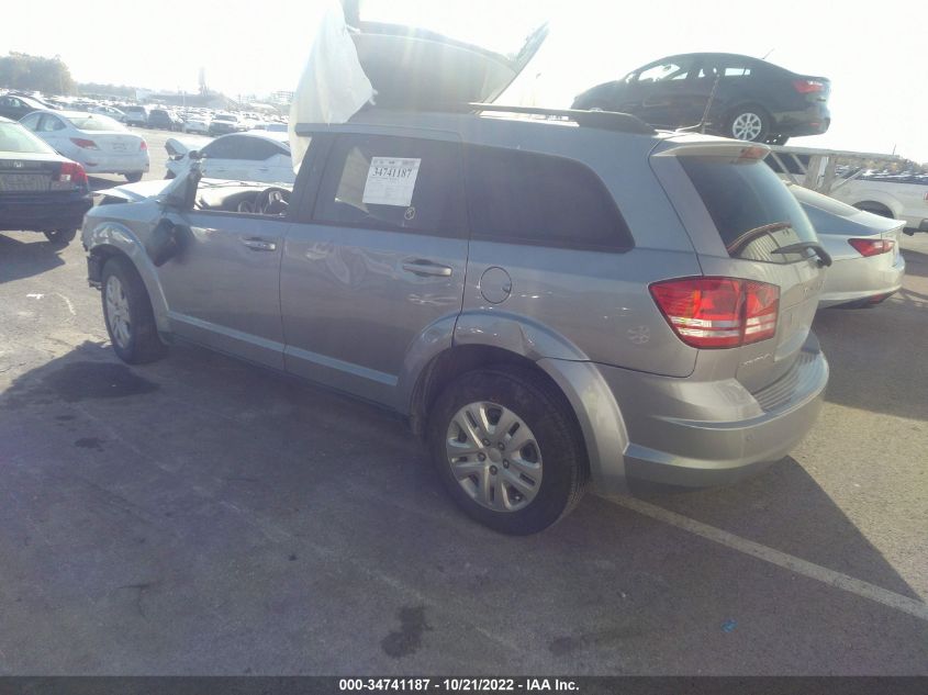 2020 DODGE JOURNEY SE VALUE VIN: 3C4PDCAB5LT237854