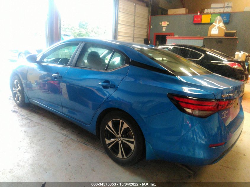 2021 NISSAN SENTRA SV VIN: 3N1AB8CV6MY315078