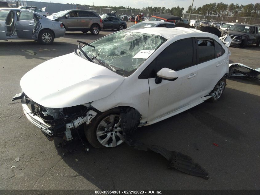 2022 TOYOTA COROLLA LE VIN: 5YFEPMAE9NP382156