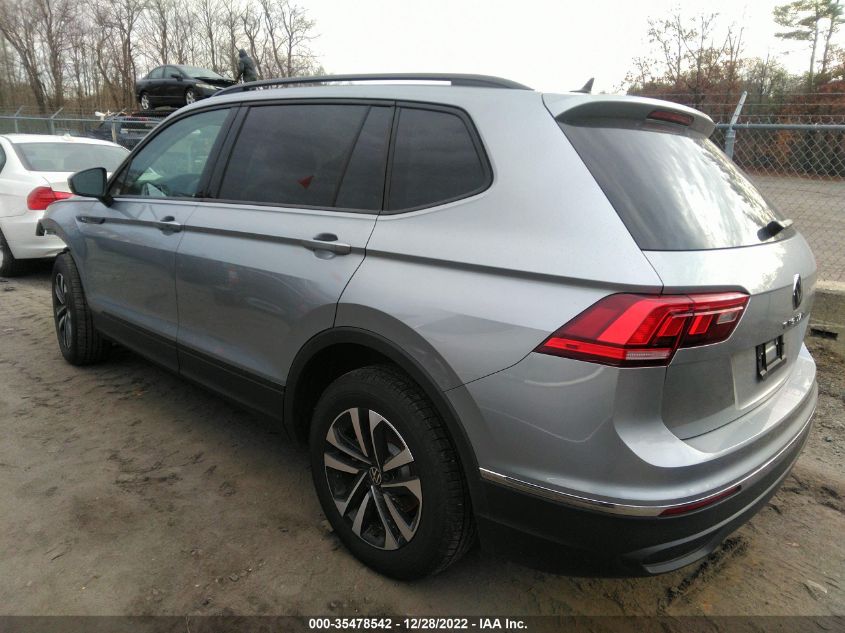 2022 VOLKSWAGEN TIGUAN S VIN: 3VV0B7AX5NM059954