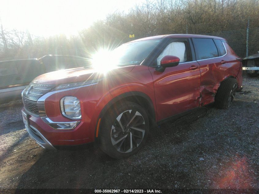 2022 MITSUBISHI OUTLANDER SE VIN: JA4J4UA86NZ087968