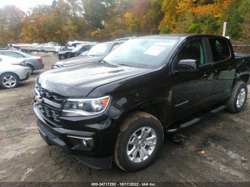2021 CHEVROLET COLORADO 4WD LT VIN: 1GCGTCEN9M1135103