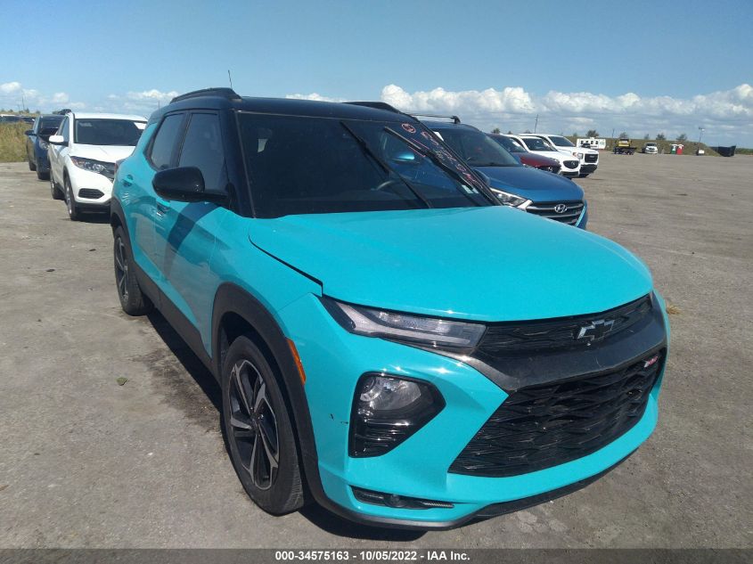 2021 CHEVROLET TRAILBLAZER RS VIN: KL79MTSL6MB158841