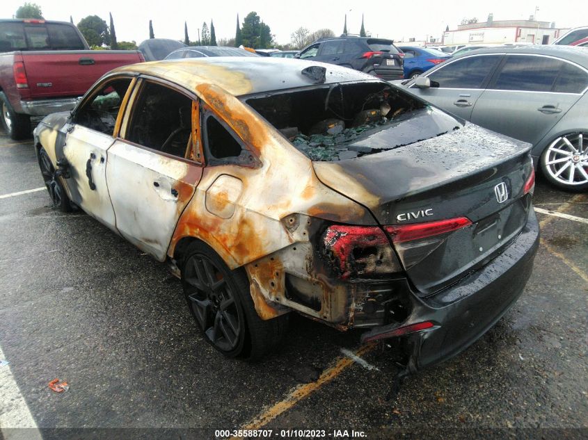 2022 HONDA CIVIC SEDAN SPORT VIN: 2HGFE2F51NH600234