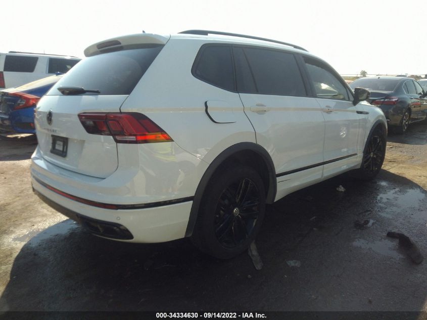 2022 VOLKSWAGEN TIGUAN SE R-LINE BLACK VIN: 3VVCB7AXXNM006034
