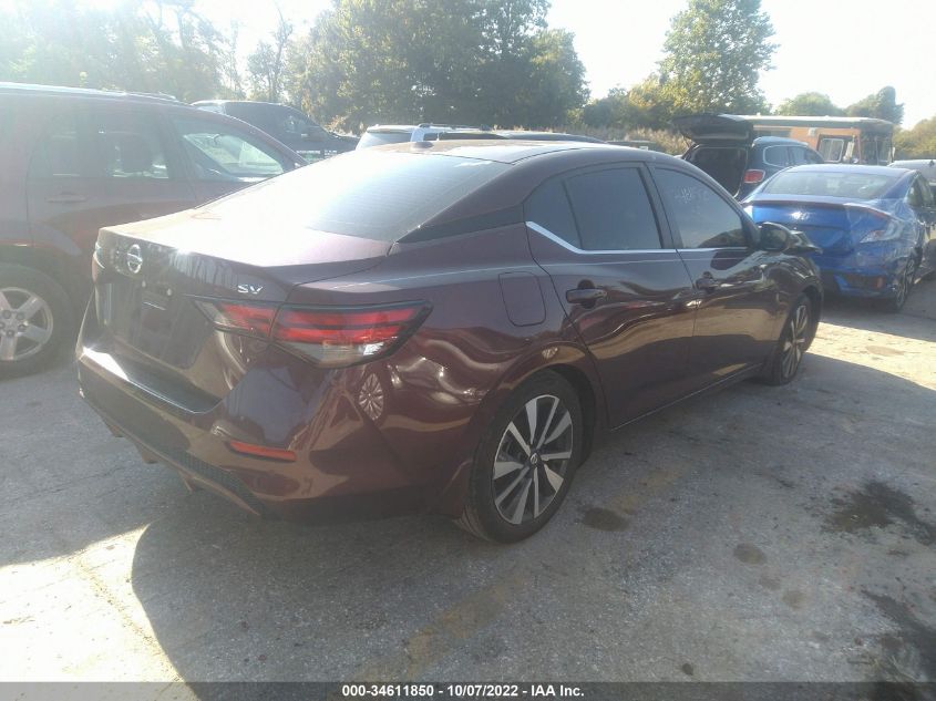 2021 NISSAN SENTRA SV VIN: 3N1AB8CV2MY231985