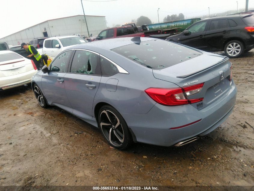 2022 HONDA ACCORD SEDAN SPORT SE VIN: 1HGCV1F44NA034704