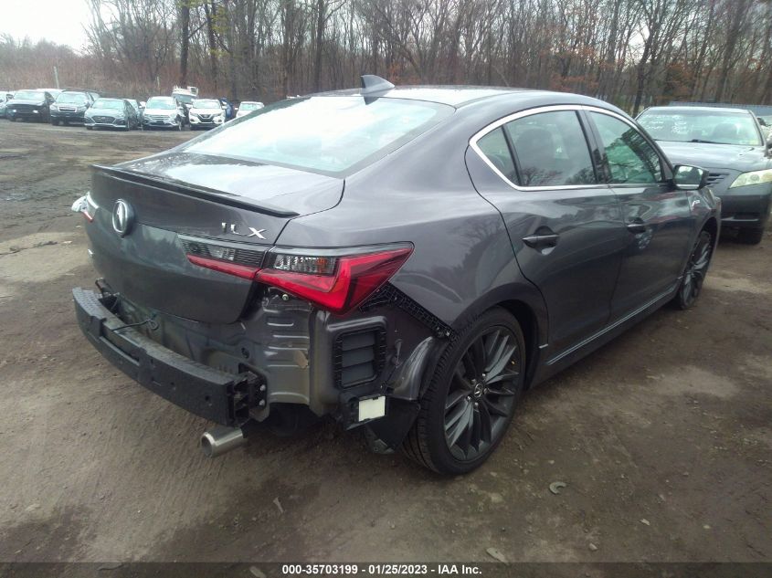 2022 ACURA ILX PACKAGE VIN: 19UDE2F88NA003386