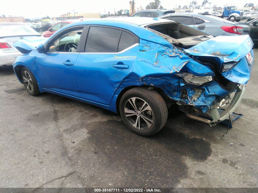 2021 NISSAN SENTRA SV VIN: 3N1AB8CVXMY278438