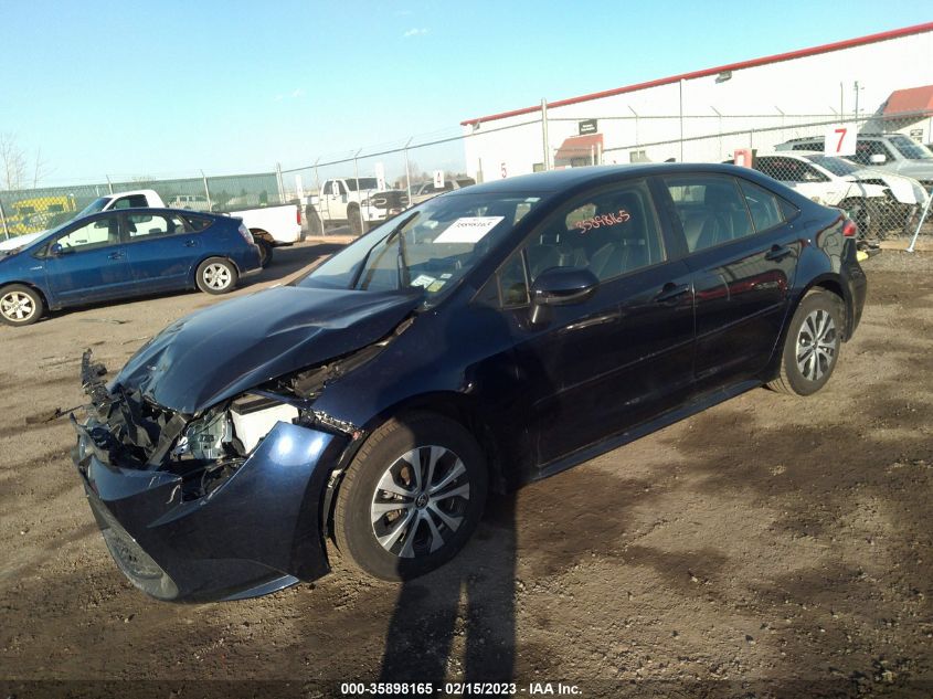 2022 TOYOTA COROLLA HYBRID LE VIN: JTDEAMDE3NJ049257