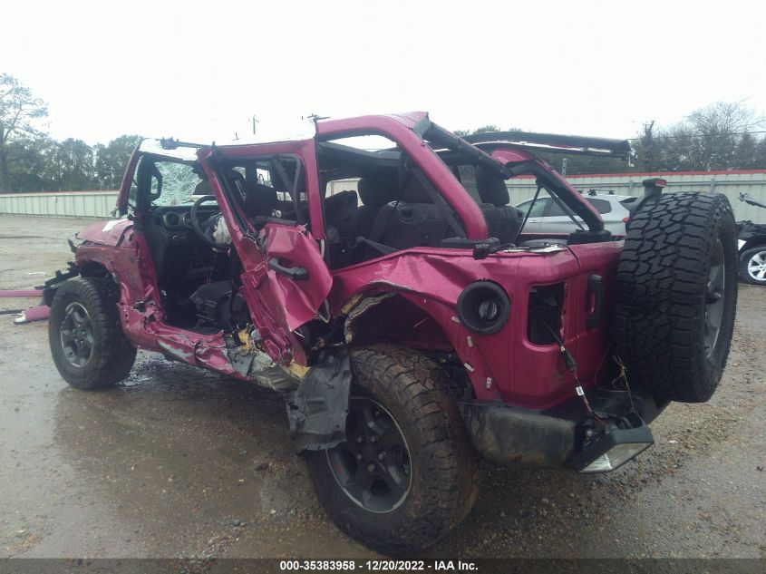 2022 JEEP WRANGLER UNLIMITED SPORT S VIN: 1C4HJXDG4NW141853