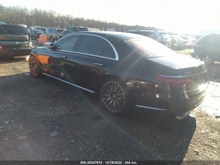 2021 MERCEDES-BENZ S-CLASS S 580 VIN: W1K6G7GB8MA048504