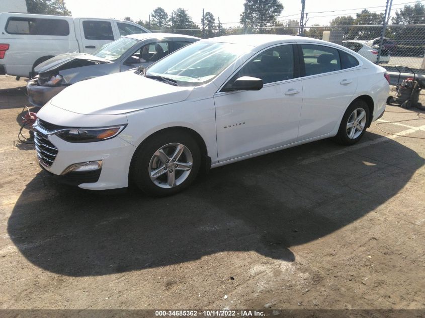 2021 CHEVROLET MALIBU LS VIN: 1G1ZB5ST5MF043461