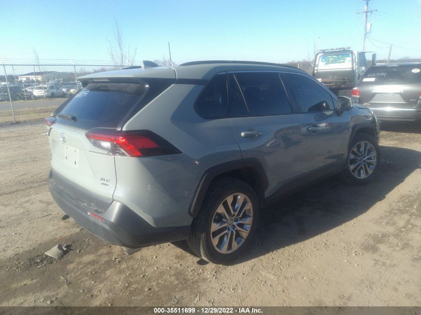 2021 TOYOTA RAV4 XLE PREMIUM VIN: 2T3A1RFV6MW187514