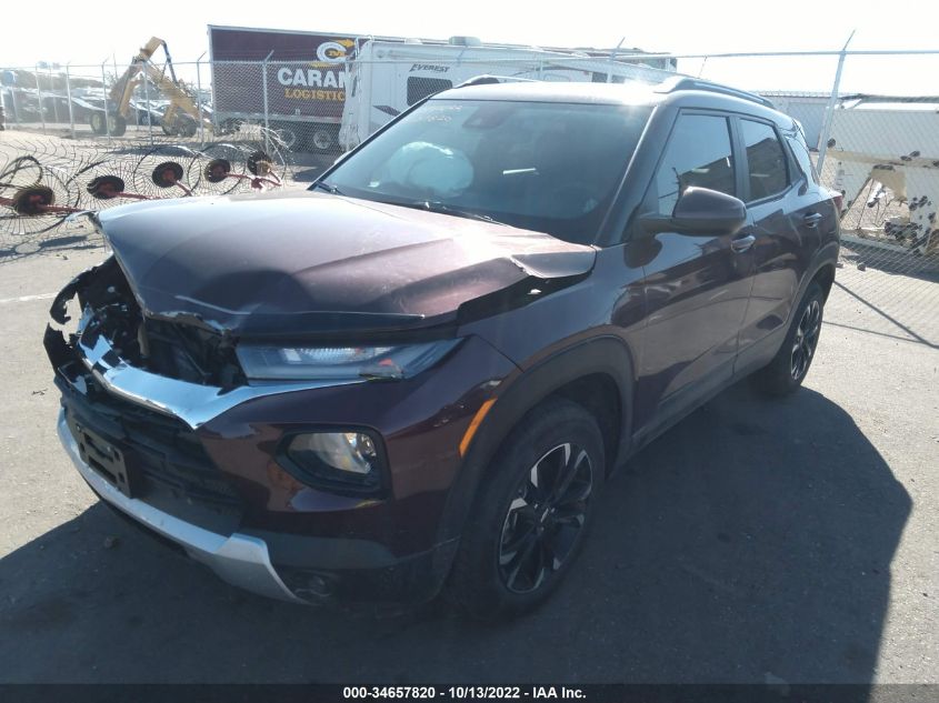 2022 CHEVROLET TRAILBLAZER LT VIN: KL79MRSL4NB039108