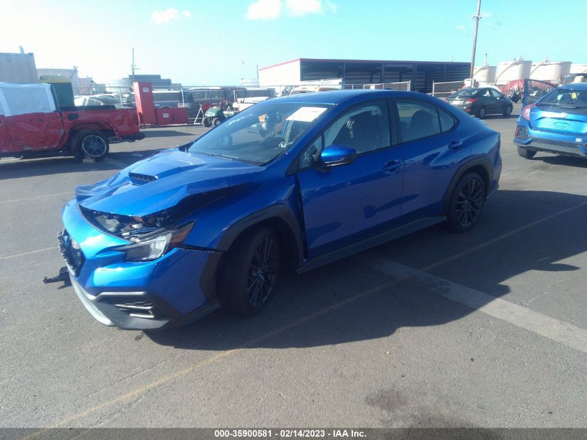 2022 SUBARU WRX PREMIUM VIN: JF1VBAF6XN9017446