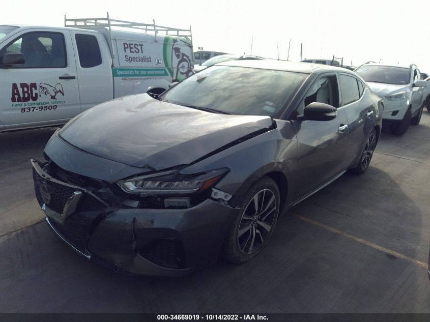 2021 NISSAN MAXIMA SV VIN: 1N4AA6CV4MC506436